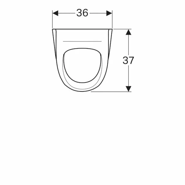 Pisoar cu alimentare ascunsa Geberit Selnova [4]