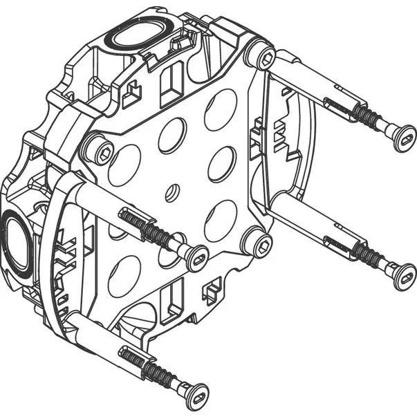 Placa adaptor pentru corp incastrat Hansgrohe IBox Universal 2 [2]