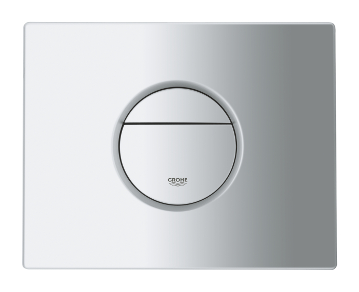 Placa de actionare WC Grohe 38765P00, Nova Cosmopolitan, dubla spalare, reversibila, 156 x 197 mm, mat, crom [4]