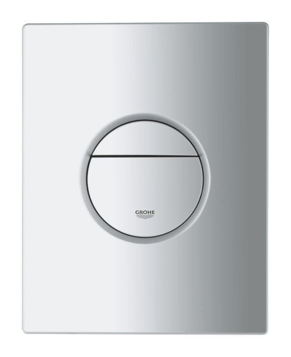 Placa de actionare WC Grohe 38765P00, Nova Cosmopolitan, dubla spalare, reversibila, 156 x 197 mm, mat, crom [2]