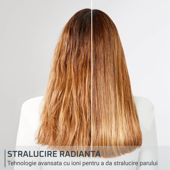 Placa de indreptat parul Rowenta Ultimate Experience SF8120F0, 5 trepte de temperatura, oprire automata, generatori de ioni, invelis ceramic cu titan, afisaj LED, tehnologie Thermocare, negru & auriu [7]