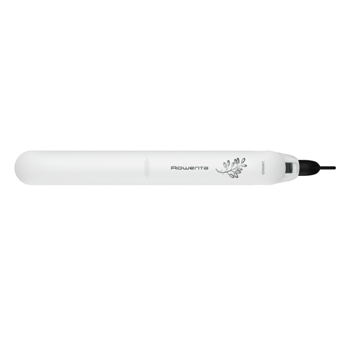 Placa de par Rowenta Easyliss Pure Collection SF1628F0, 200°C, invelis Ceramic Tourmaline, placi flotante, functie Straight & Curl, alb & gri [11]