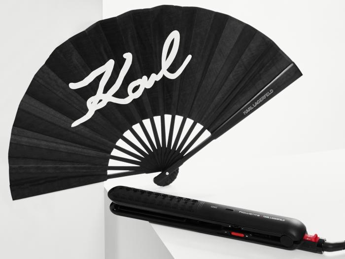 Placa de par ROWENTA x Karl Lagerfeld Optiliss SF323LF0, invelis Keratin & Glow, varf rece, negru & rosu [5]