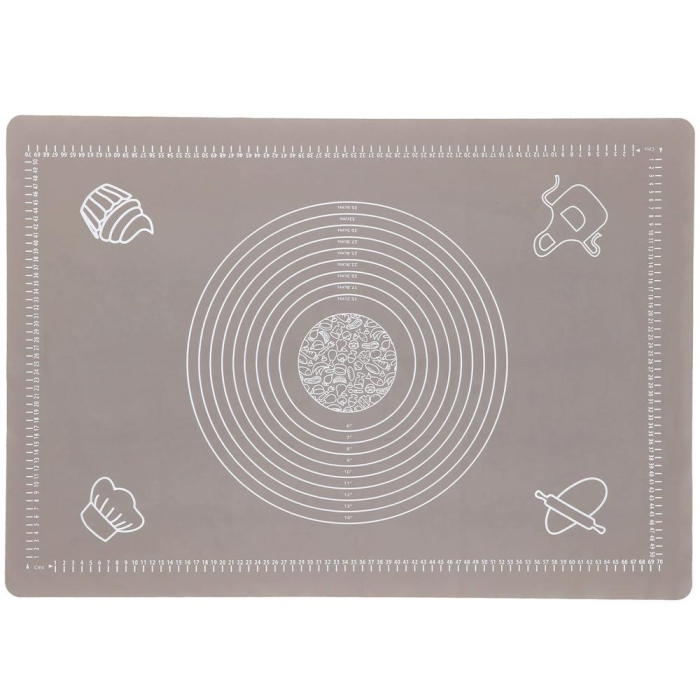 Plansa din silicon alimentar de framantat aluat, rezistenta la temperaturi ridicate, 65x45cm, gri [1]