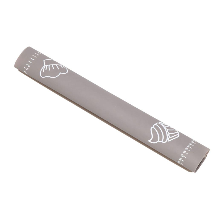 Plansa din silicon alimentar de framantat aluat, rezistenta la temperaturi ridicate, 65x45cm, gri [13]