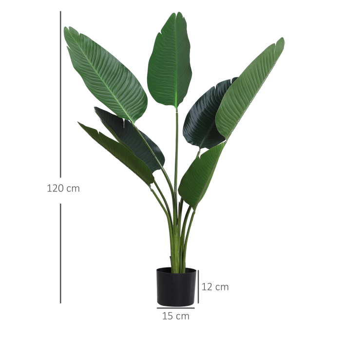  Planta Artificiala Strelitzia - 120 cm pentru Interior/Exterior [3]