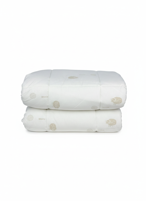 Plapuma Brius Lana Super Soft, 400g, 2 Persoane 195/215, Matlasata cu ata pentru o rezistenta indelungata, Alb [3]