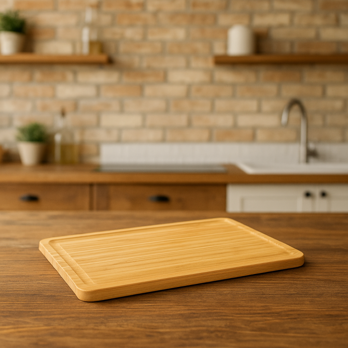 Platou servire Atmosphera din bambus, 28x20 cm, maro natur [2]