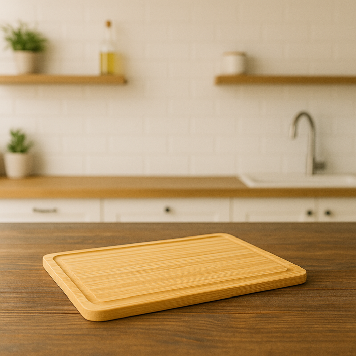 Platou servire Atmosphera din bambus, 28x20 cm, maro natur [4]