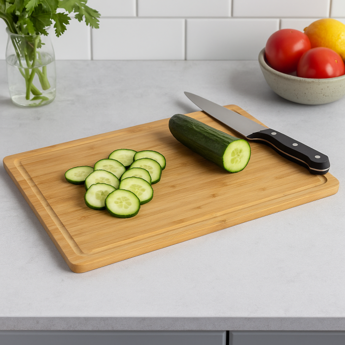 Platou servire Atmosphera din bambus, 45x30 cm, maro natural [3]