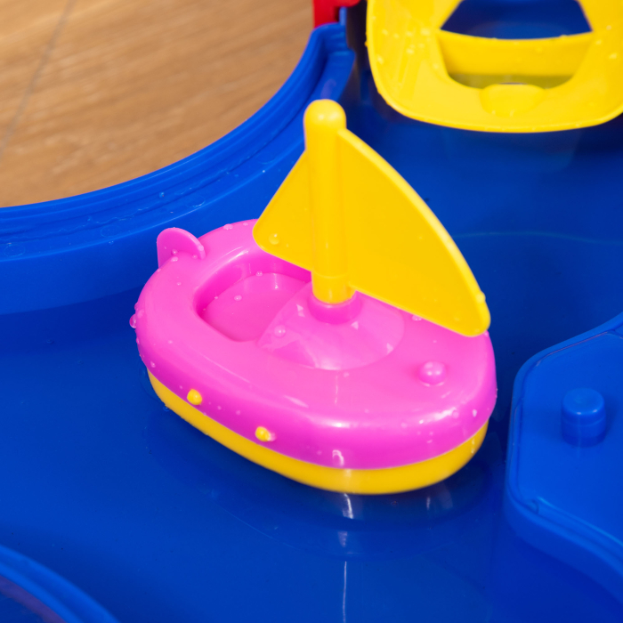  Playset pentru apa 53 Piese pentru Copii 3-6 Ani, din PP, 123x90x7cm, Albastru si Rosu [8]