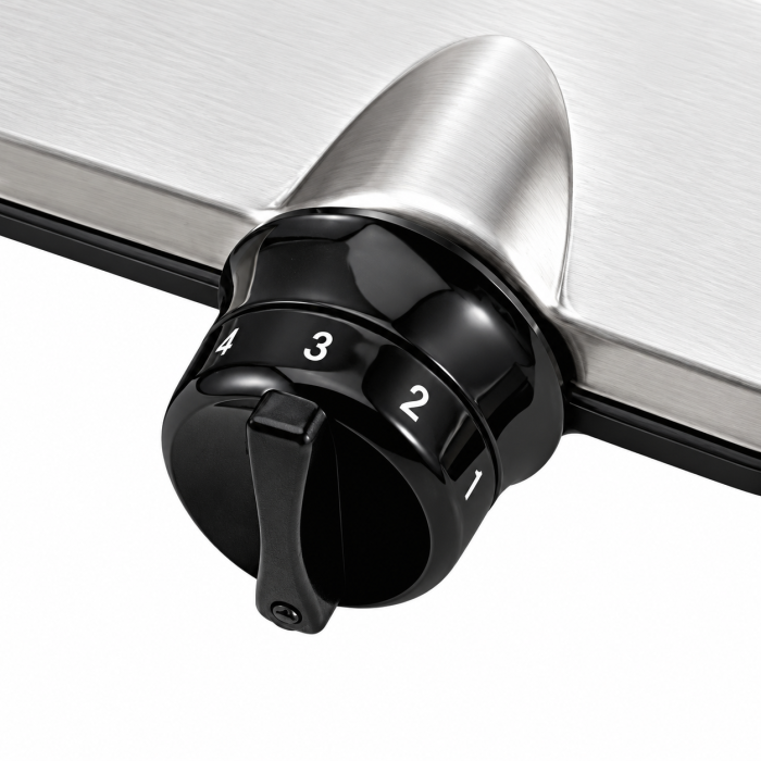 Plita electrica dubla HAEGER DOUBLE TOP DISC, 2250 W, 180 si 150 mm, 5 trepte putere, Oprire automata de siguranta, Picioare antiderapante, Inox [6]