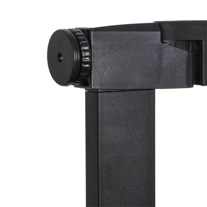 Poarta de siguranta Safety Gate pentru scari, ajustabila 75-82 cm, din otel si lemn, negru maro [2]