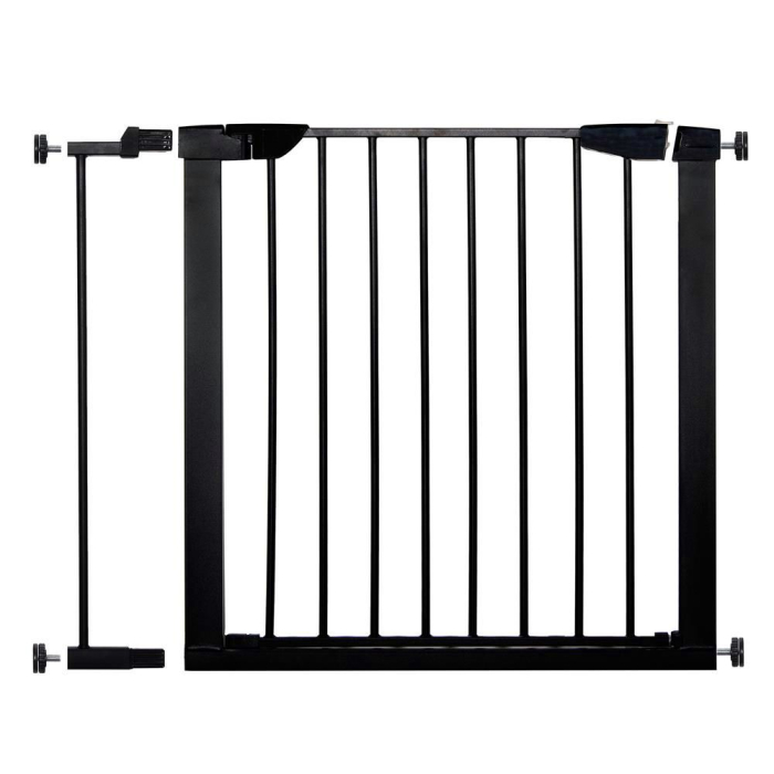 Poarta de siguranta Safety Gate pentru scari, ajustabila 83-89 cm, din otel, neagra [1]