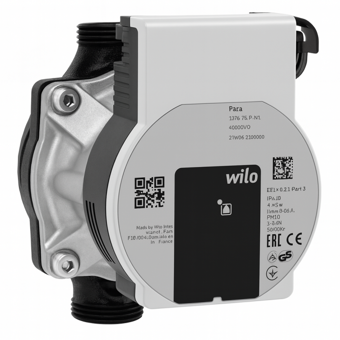 Pompa de circulatie Giacomini P76WIY016 (Wilo Para), 25-130/7, inaltime pompare 7 m H2O, racord G 1 1/2" filet exterior, lungime 130 mm [1]