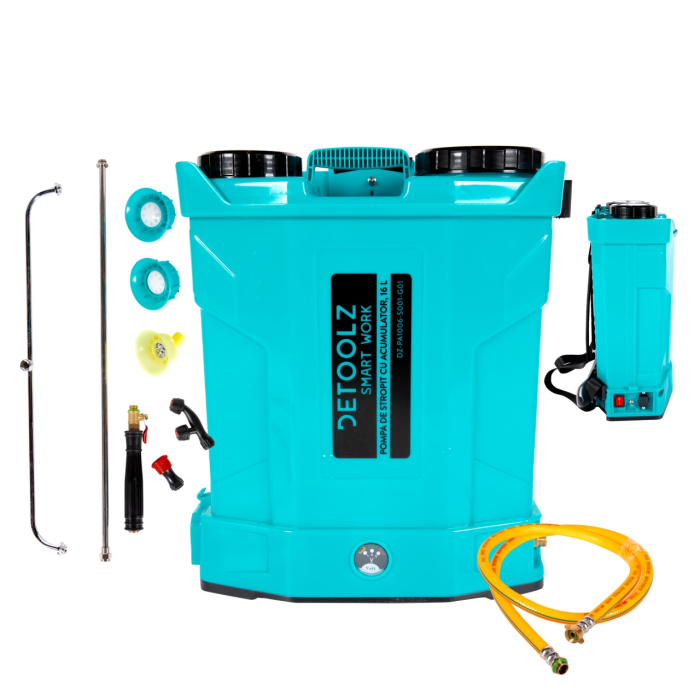 Pompa de stropit cu acumulator, Detoolz 16L [5]