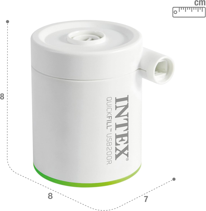 Pompa electrica Intex 66637 QuickFill USB200R, umflare si dezumflare, 200 L/min, alimentare USB cu acumulator reincarcabil [5]