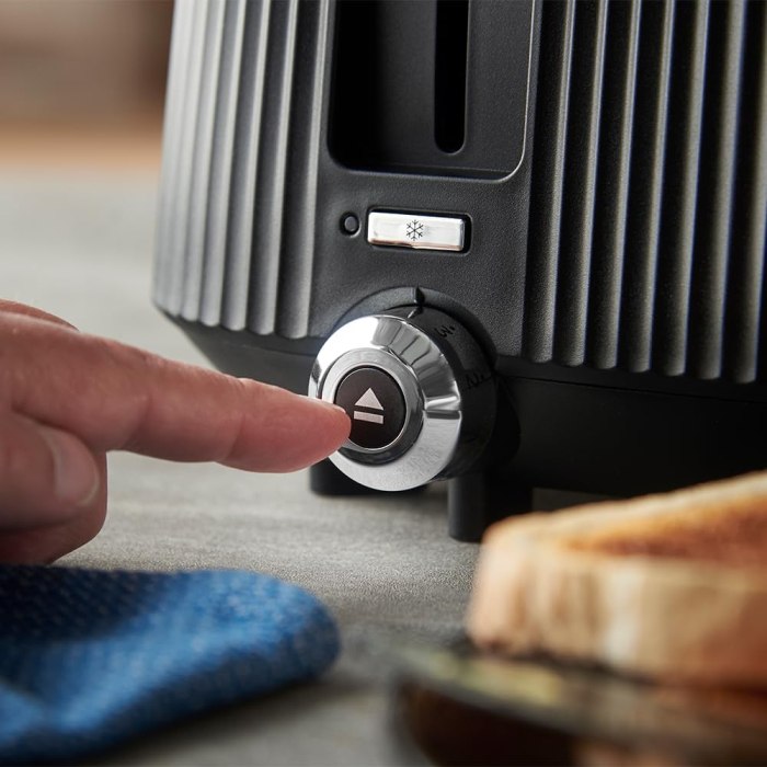 Prajitor de paine 2 felii Russell Hobbs 26760-56 Bronte, 980W, 6 niveluri rumenire, lift & look, functie dezghetare, Negru Mat [3]