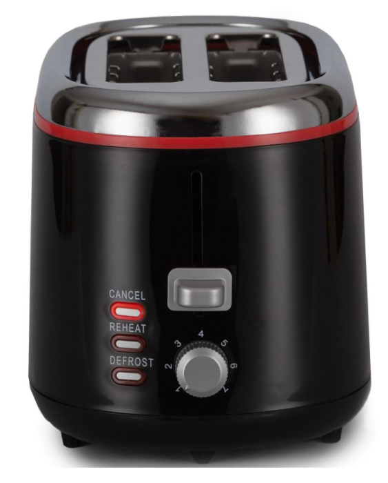 Prajitor de paine Daewoo DBT70B, 900 W, 7 trepte, 280 mm, 180 mm, 190 mm, 1.4 kg, 2 felii, functie decongelare, Negru [2]