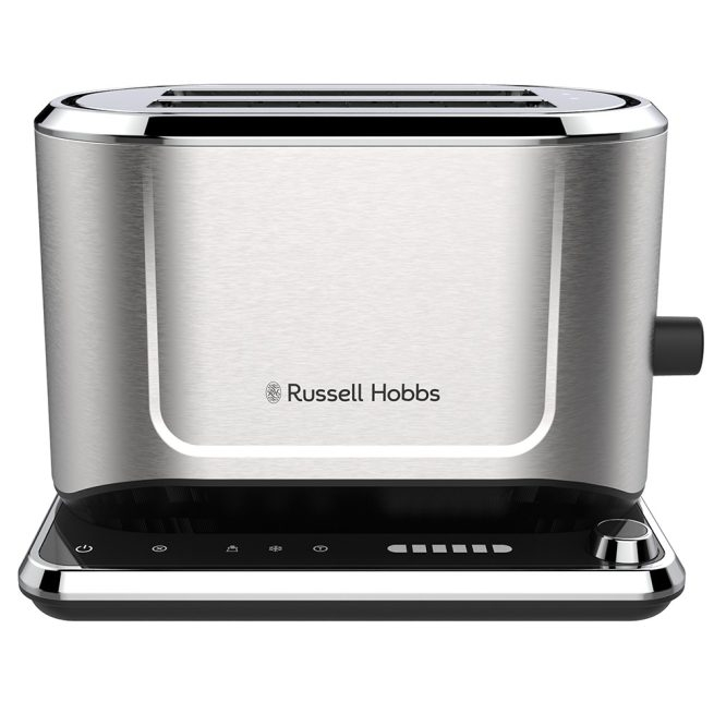 Prajitor de paine Russell Hobbs Attentiv, 2 fante, gratar chifle, tava firimituri detasabila, functie decongelare [10]