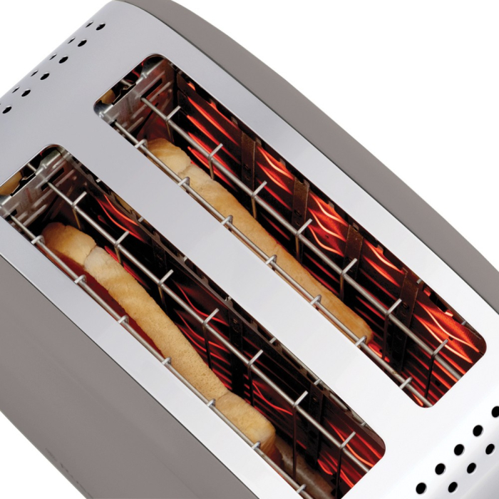 Prajitor de paine Russell Hobbs Colours Plus, 2 fante, gratar chifle, tava firimituri detasabila, functie decongelare, maro [4]