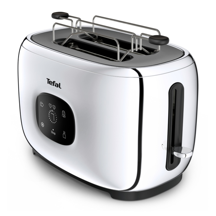 Prajitor de paine Tefal Majestuo TT883D10, 1050W, 7 trepte de rumenire, functie dezghetare, reincalzire, tava detasabila firimituri, argintiu [3]