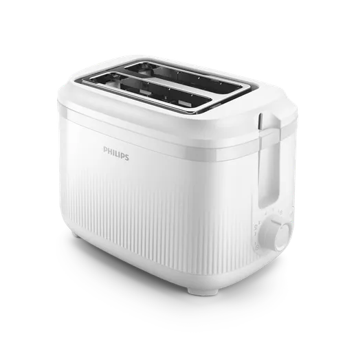 Prajitor paine Philips HD2511/00, 900 W, 8 trepte, 278 mm, 167 mm, 175 mm, 1.41 kg, 2 felii, functie decongelare, Alb [2]