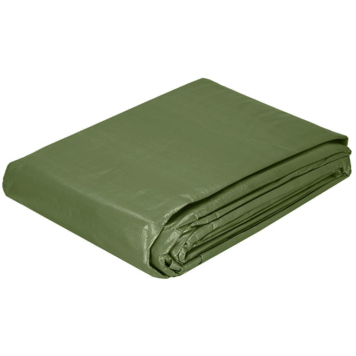 Prelata din polietilena impermeabila laminata, 120g/m2, 2x3m, verde [7]