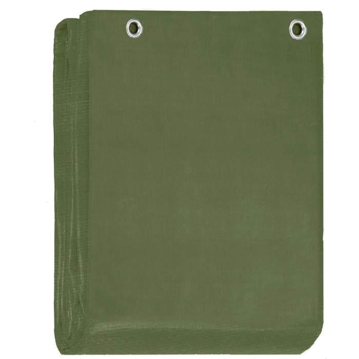 Prelata din polietilena impermeabila laminata, 120g/m2, 2x3m, verde [16]