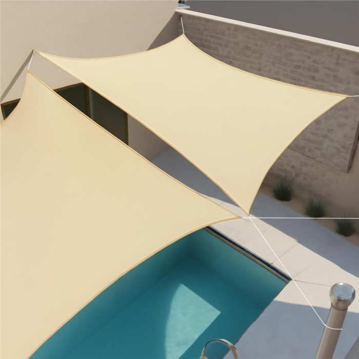 Prelata umbrire 3x2 m pentru terasa sau balcon, impermeabila, protectie UV, crem [7]