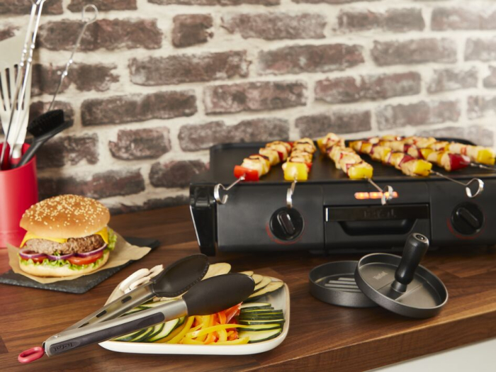 Presa pentru burgeri Tefal K1851134, 12 cm, acoperire antiaderenta, crestaturi pentru formare uniforma, compatibila cu masina de spalat vase, g [12]