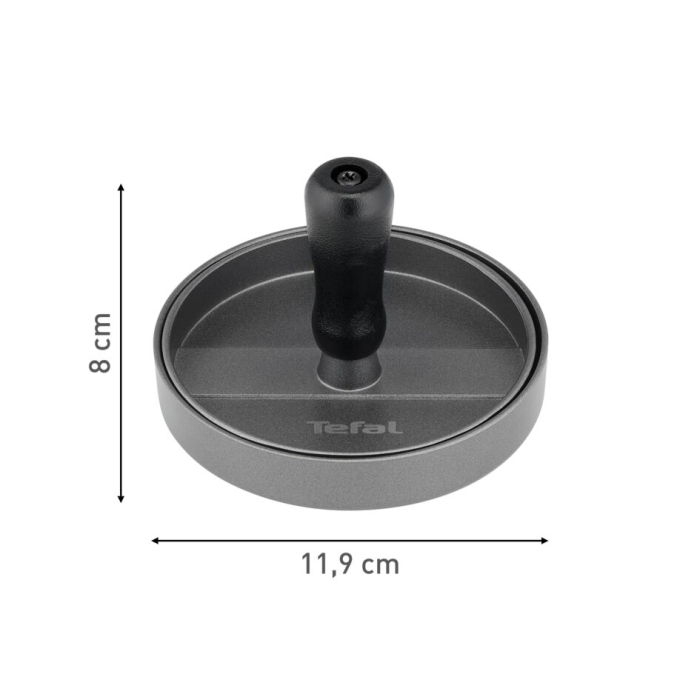 Presa pentru burgeri Tefal K1851134, 12 cm, acoperire antiaderenta, crestaturi pentru formare uniforma, compatibila cu masina de spalat vase, g [17]