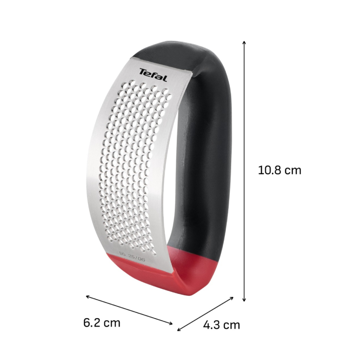 Presa pentru usturoi Tefal Ingenio+ K1990734, inox, compatibilitate cu masina de spalat vase, negru & rosu [11]