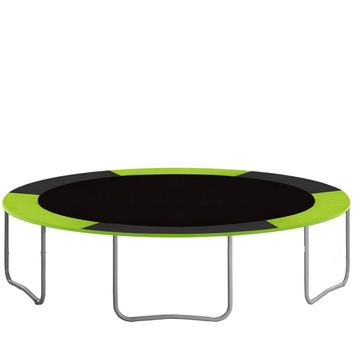 Protectie arcuri trambulina 366 cm spuma epe 3 straturi, dimensiune universala, verde negru [8]