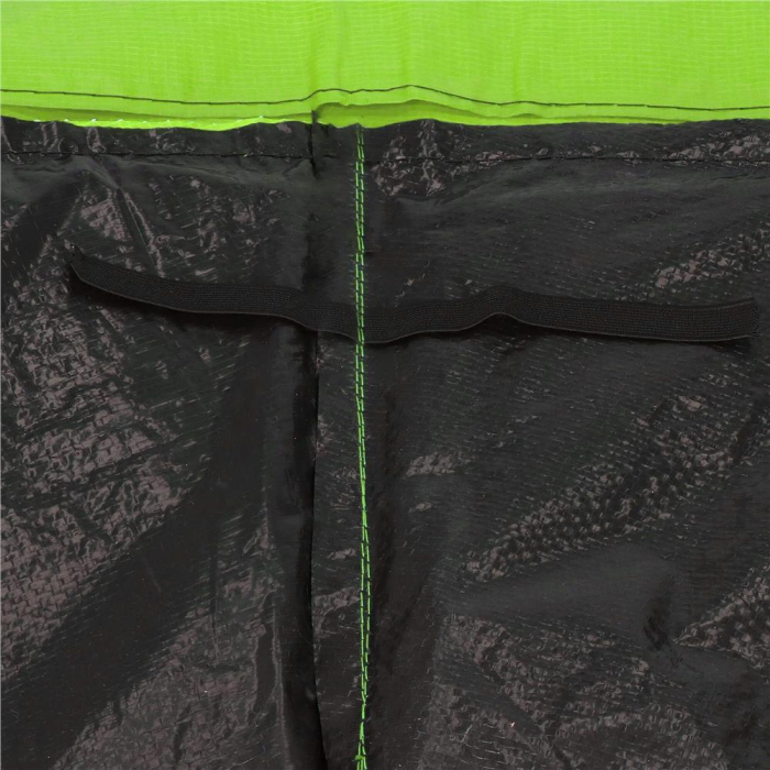 Protectie arcuri trambulina 366 cm spuma epe 3 straturi, dimensiune universala, verde negru [7]