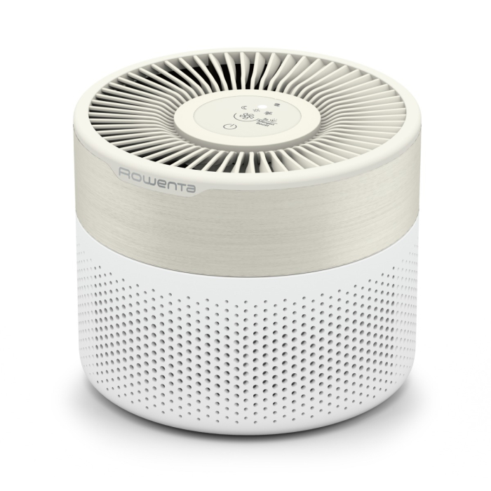 Purificator de aer Rowenta Pure Air Mini PU1521F0, 22 m², mod silentios, ultra-compact, filtrare HEPA Allergy+, CADR 85 m³/ora, alb & crem [1]