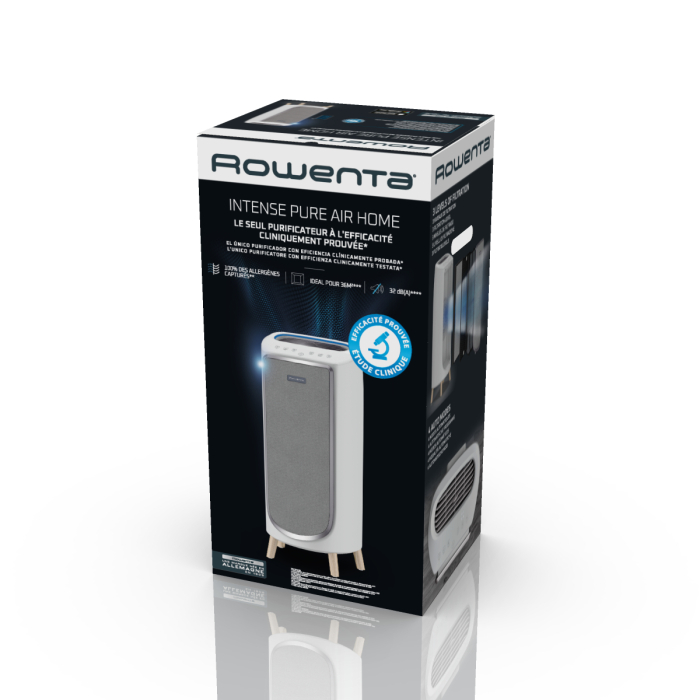 Purificator Intense Pure Air Home PU6180F0, sistem de filtrare HEPA, 5 trepte de viteza, 3 trepte de filtrare, 60 W, alb & gri [10]