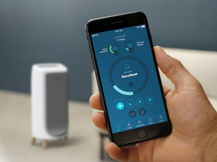 Purificator Intense Pure Air Home PU6180F0, sistem de filtrare HEPA, 5 trepte de viteza, 3 trepte de filtrare, 60 W, alb & gri [3]