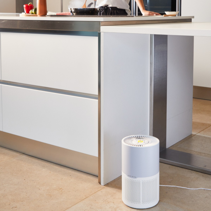 Purificator Rowenta Pure Air Compact PU2220F0, sistem de filtrare 3-in-1 HEPA, 3 trepte de viteza, mod auto, 3 filtre, functie Allergen Boost, alb [10]
