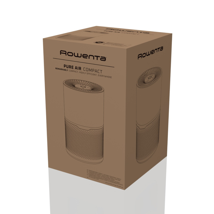 Purificator Rowenta Pure Air Compact PU2220F0, sistem de filtrare 3-in-1 HEPA, 3 trepte de viteza, mod auto, 3 filtre, functie Allergen Boost, alb [15]