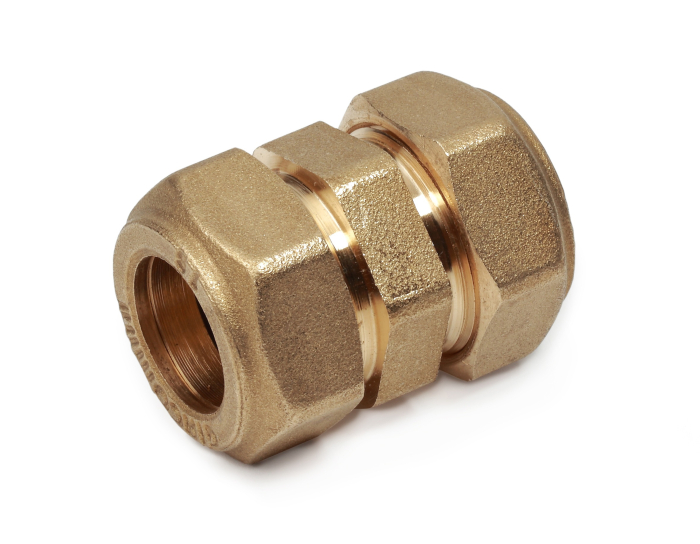 Racord drept Giacomini R560Y011, pentru teava cupru Ø35 mm, 10 bar, alama [1]