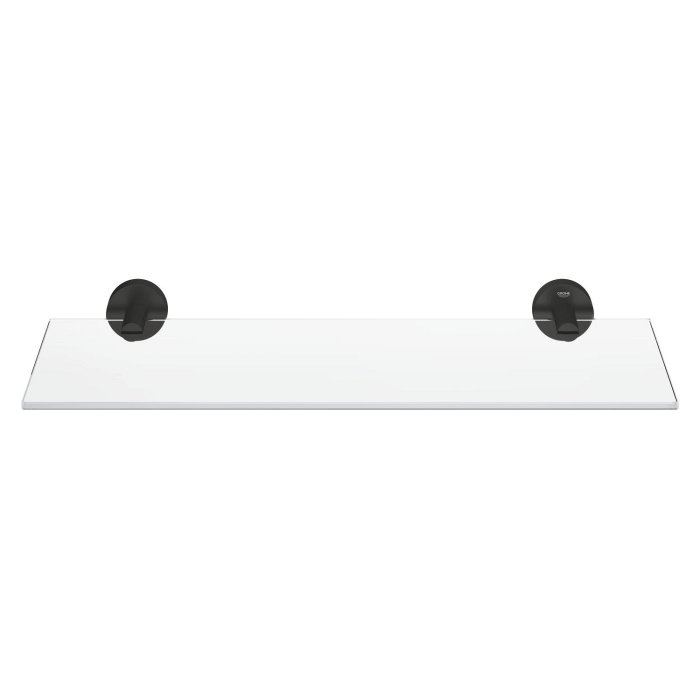 Raft baie Grohe 412022430, 530 mm, 145 mm, 2 orificii instalare, pe perete, sticla, metal, elemente fixare, Negru [3]