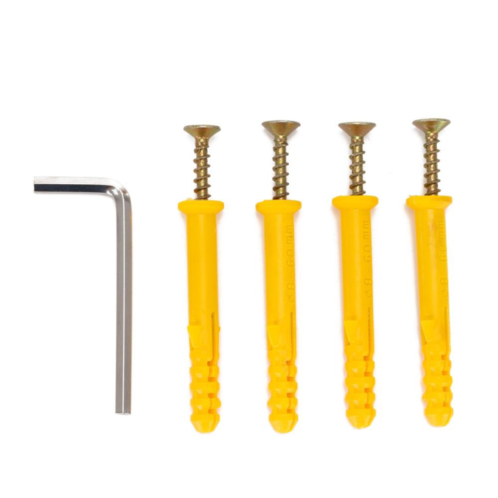 Raft de perete cu 3 polite din MDF si cadru metalic, 58x21x50 cm, negru [16]