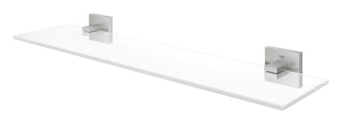 Raft Grohe 41109DC0, Start Cube, pe perete, 530 mm, metal/sticla, mat, otel satinat [3]