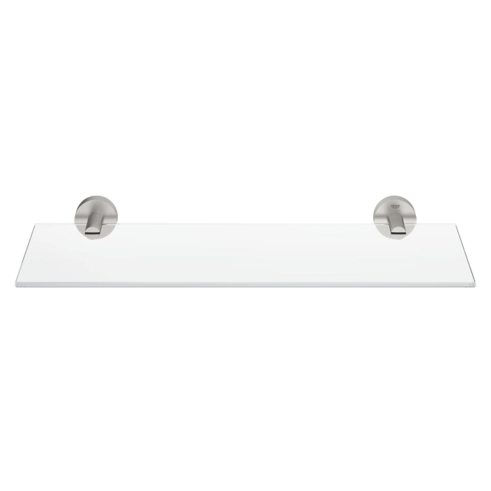 Raft Grohe 41202DC0, Start, pe perete, 530 x 145 mm, sticla, mat, otel satinat [2]