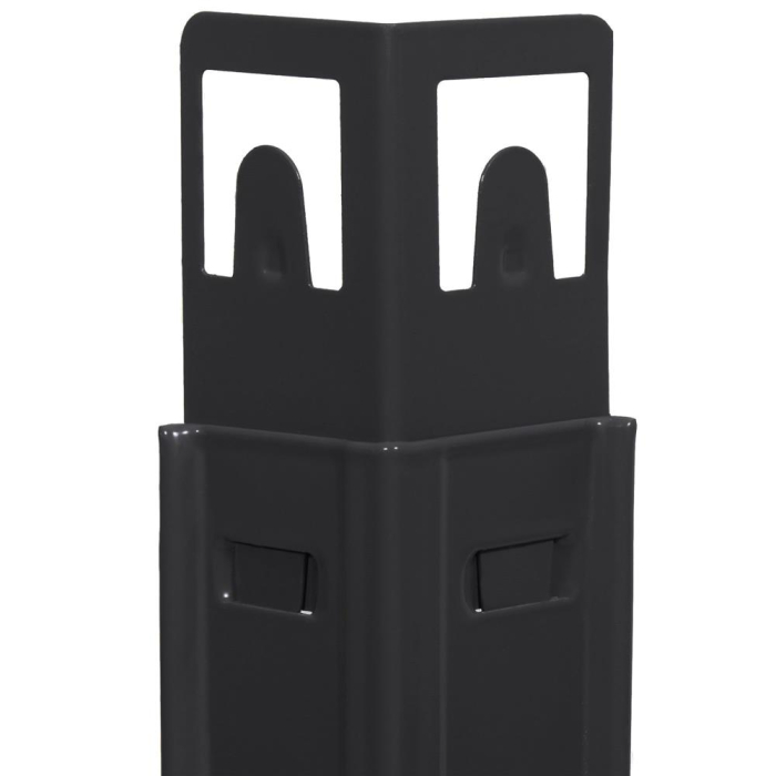 Raft metalic depozitare cu 5 polite MDF, capacitate 675 kg, 75x30x150 cm, negru [19]