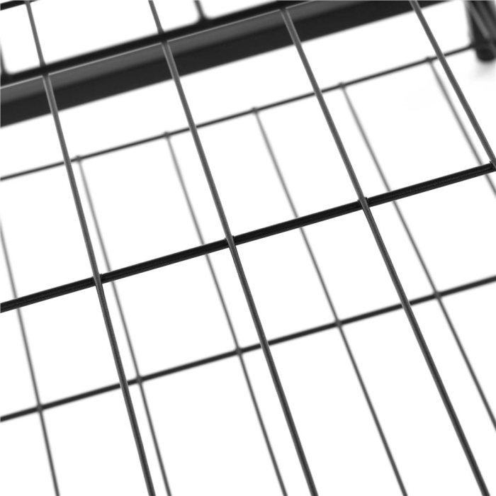 Raft multifunctional cu 2 polite si blat superior pentru depozitare, structura metalica rezistenta din otel si rafturi din MDF, picioare reglabile ant [11]