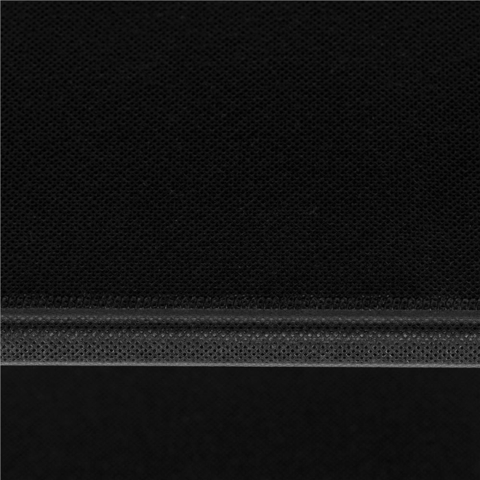 Raft pantofi cu 4 polite, structura metalica si rafturi textile, 72x28x75 cm, negru [8]