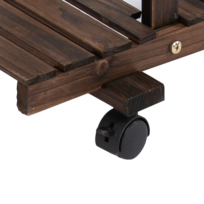  Raft pentru Flori - 4 Niveluri Lemn pentru Interior sau Gradina [8]