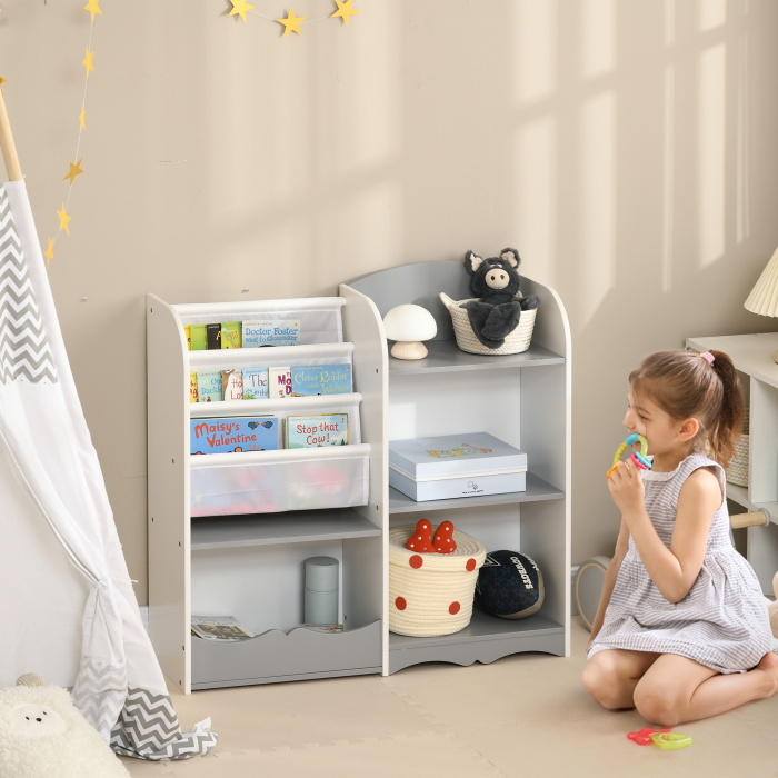  Raft pentru jucarii pentru copii Mobilier dormitor din lemn mobilier pentru sufragerie si cresa gri pentru scoala mobilier camera copilului birou pentru copii mici [2]